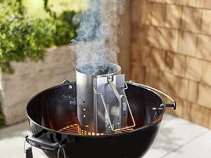 Smoker Grill Accessories- Weber Rapidfire Chimney Starter